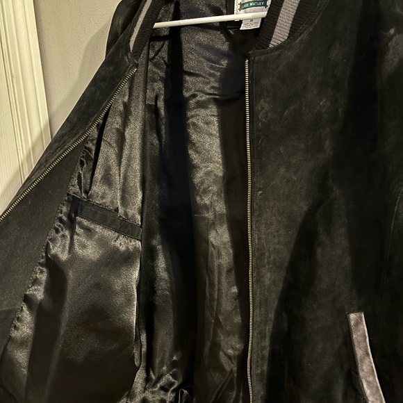 Black & Grey Varsity Letter Jacket from Lake Matley - Picture 3 of 5